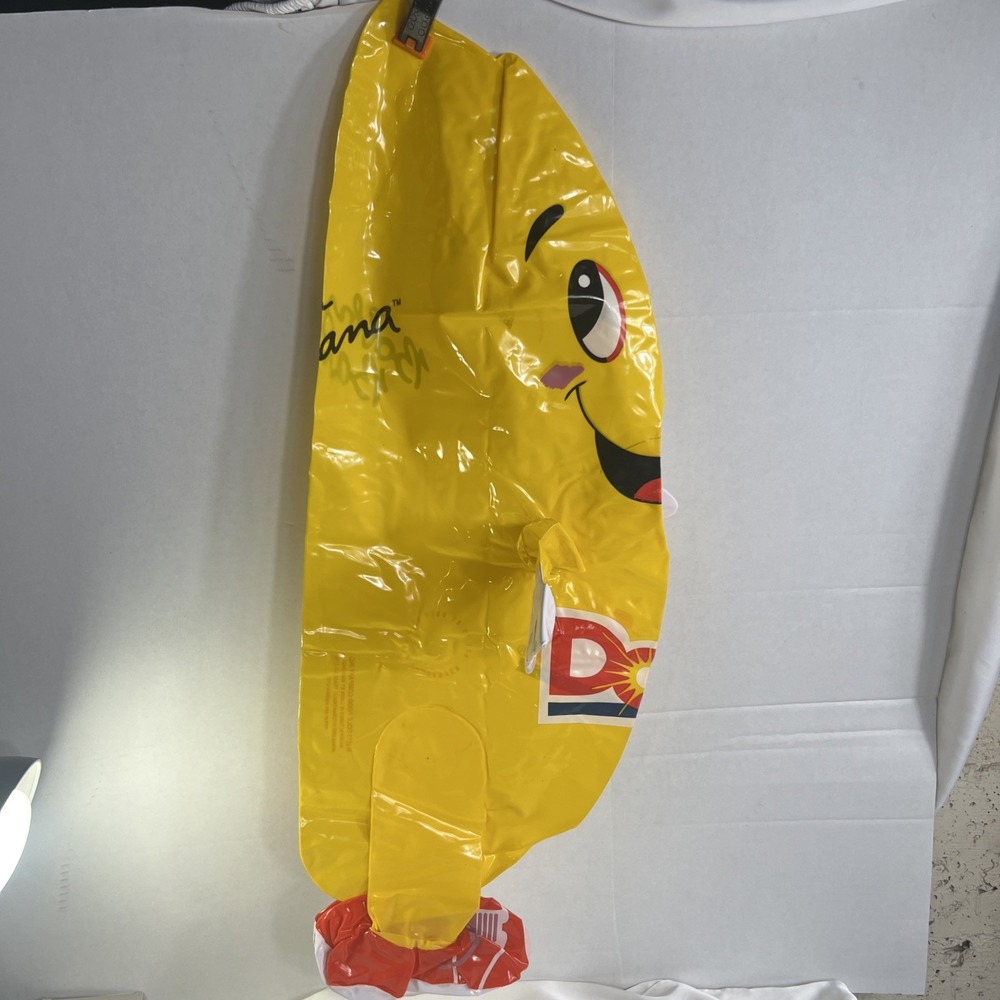 RARE 2013 Dole Food Inflatable Bobby Banana Pool Float Collectable‎ 33" Tall
